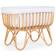 Childhome Rattan Cradle Rectangular with Mattress 20.5x35.4"