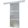 vidaXL - Skydedør Klart glas (76x205cm)