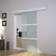 vidaXL - Sliding Door Clear Glass (76x205cm)
