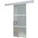 vidaXL - Skydedør Klart glas (76x205cm)
