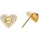 Michael Kors Boucles d'oreilles à fermoir à poussette Love MKC1527AN710 925 Argent Jaune Doré