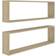 vidaXL - Wall Shelf 100cm 2pcs