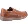 Hush Puppies Aaron Slip On Leren Schoen - Kastanjebruin