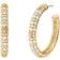 Michael Kors Brilliance Hoop Earrings - Gold/Transparent