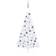 vidaXL Half LEDs & Ball Christmas Tree 150cm