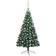 vidaXL Half LEDs & Ball Christmas Tree 150cm