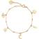 Edblad Multi Charm Bracelet - Gold/Transparent