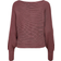 Only Adaline Life Short Knitted Sweater - Red/Rose Brown