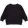 Larkwood Baby's Crew Neck Sweatshirt with Shoulder Poppers - Black