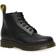 Dr. Martens 101 Smooth Leather Ankle Boots with Yellow Stitching - Black