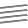 vidaXL - Wall Shelf 100cm 4pcs