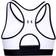 Under Armour Mid Keyhole Graphic Bra - Womens White