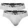 Emporio Armani Stretch Cotton Briefs 2-pack - White