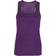 Tridri Panelled Fitness Vest Women - Purple/Charcoal