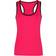 Tridri Panelled Fitness Vest Women - Hot Pink/Black