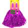 Smiffys 2x Stuks cheerball/pompom roze met stokgreep