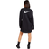 Nike Sportswear Swoosh Graphic Long Sleeved Dress - Black/White