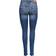 Only Paola Life Hw Skinny Fit Jeans - Blue/Light Medium Blue Denim