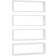 vidaXL - Wall Shelf 80cm 4pcs