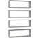 vidaXL - Wall Shelf 80cm 4pcs