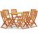 vidaXL 3087154 Ensemble repas de patio, 1 Table incluse 6 Chaises