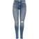 Only Power Life Mid Push Skinny Fit Jeans - Blue/Medium Blue Denim