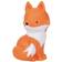 A Little Lovely Company Little Light Fox Natlampe