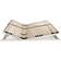 vidaXL 28 Slatted Bed Base Adjustable Head & Foot Sängram 100X200cm