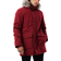 Hype Luxe Longline Parka Jacket - Burgundy