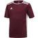 adidas Entrada 18 Short Sleeve Jersey Kids - Maroon/White