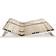 vidaXL Slatted Bed Base with 28 Slats Sängram 140X200cm