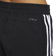 Adidas Pantalón Corto Woven Pacer 3S Negro Blanco Mujer - Black