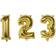 Boland Mylar Balloon Number '0' (36cm) Gold