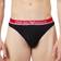 Emporio Armani Microfibre Mesh Thong - Black