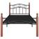 vidaXL Bed Frame Metal Solid 90cm Sengeramme 100x200cm