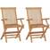 vidaXL 315443 2-pack Havestol