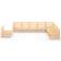 vidaXL 3075775 Loungeset, Bord inkl. 8 Soffor