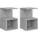 vidaXL - Bedside Table 35x35cm