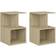 vidaXL - Bedside Table 35x35cm