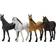 Kids Globe Horses 4pcs