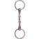 Br Morso doppio snaffle per cavallo in acciaio inox massiccio Equitation Bronze