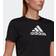 Adidas Aeroready Designed 2 Move Logo Sport Cropped T-shirt Women - Black/White