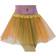 Th3 Party Dames verkleed rokje/tutu tule stof met elastiek groen one One