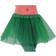 Th3 Party Dames verkleed rokje/tutu tule stof met elastiek groen one One