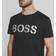 HUGO BOSS Regular-Fit Beach with Striped Logo Artwork T-shirt - Black