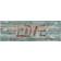 vidaXL Love Multifarve 45x150cm