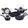 Herzberg HG-9016BLK Set mit Klappe 10 teile