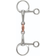 Shires Copper Lozenge Hanging Cheek Snaffle