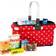 Tanner Children's Shopping Basket with Dots