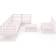 vidaXL 3075620 Loungeset, 1 Bord inkl. 8 Soffor